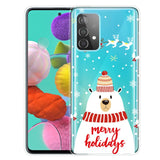 Samsung Galaxy A72 5G / 4G TPU Plast Jul Deksel - Merry Christmas - Isbjørn