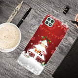 Samsung Galaxy A22 (5G) TPU Plast Jul Deksel - Merry Christmas - Juletre og Snøfnugg