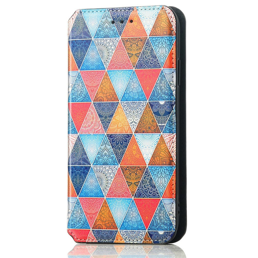 Samsung Galaxy A32 (4G) Caseneo Skinndeksel med Lommebok og Fargerikt Trykk - Mandala