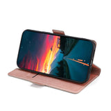 Samsung Galaxy S22 Thin Kunstskinn Flipdeksel med Lommebok - Rose Gold