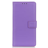 Samsung Galaxy M52 (5G) Folio PU Skinn Flip Deksel med Lommebok - Lilla