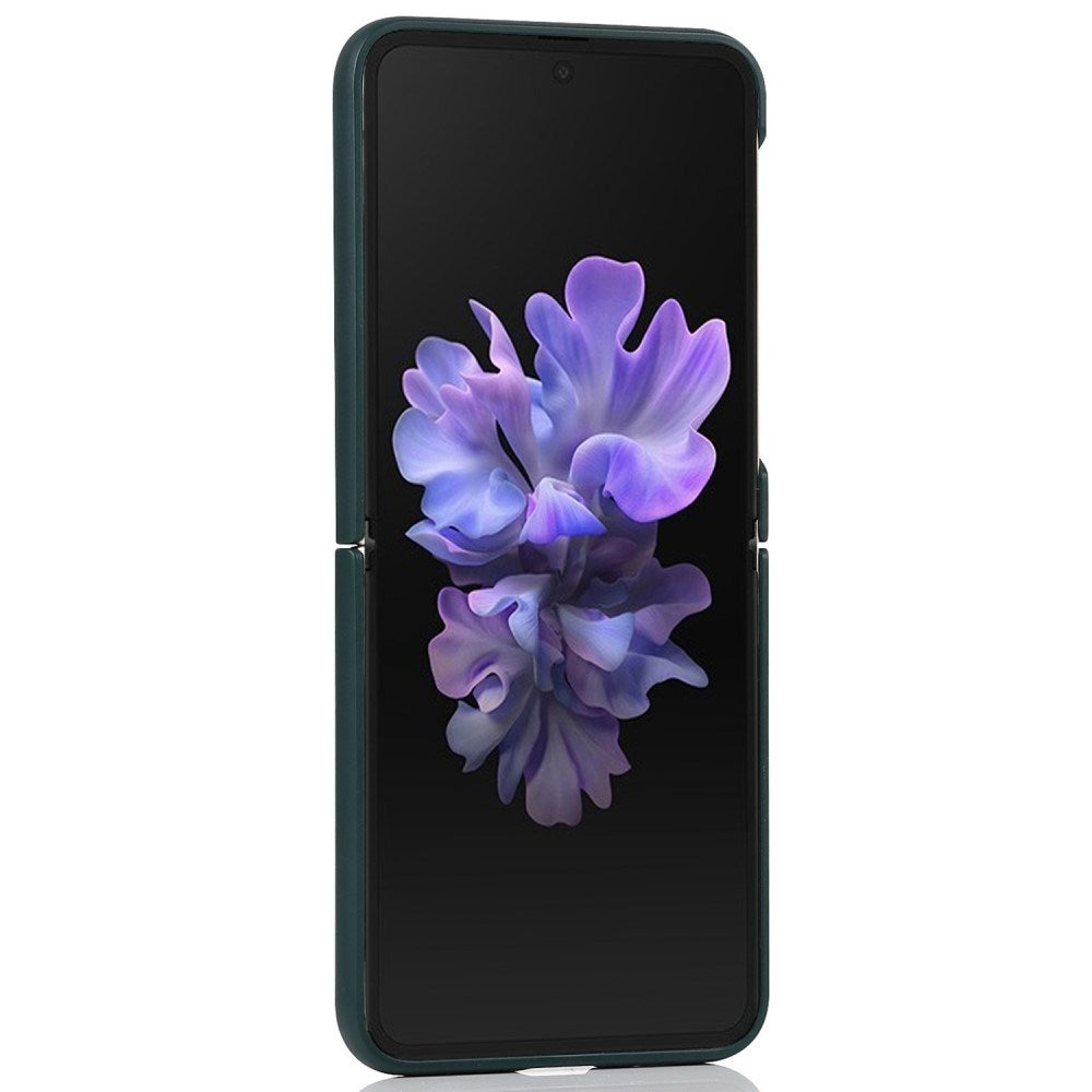 EIDERWOOD Samsung Galaxy Z Flip3 (5G) Hard Plast Deksel m. Kickstand - Grønn