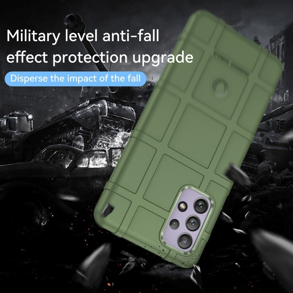 Samsung Galaxy A73 (5G) Rugged Shield Håndverker Deksel - Grøn