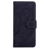 Samsung Galaxy A53 (5G) PU Skinn Flipdeksel med Lommebok - Tiger Print - Svart