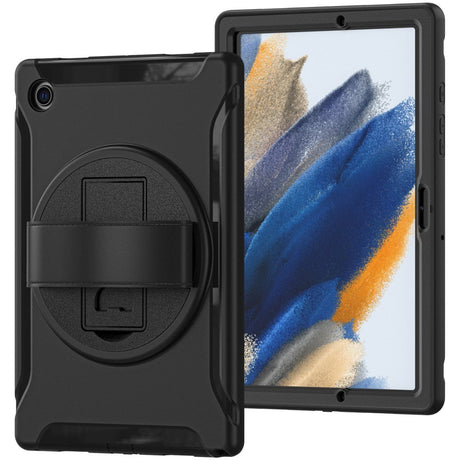 Samsung Galaxy Tab A8 10.5" (2021) Håndverksdeksel - Kickstand & Håndholder - Svart