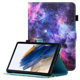 Samsung Galaxy Tab A8 10.5" (2021) Flip Deksel I Kunstskinn med Stativfunksjon Og Kortholder - Galaxy