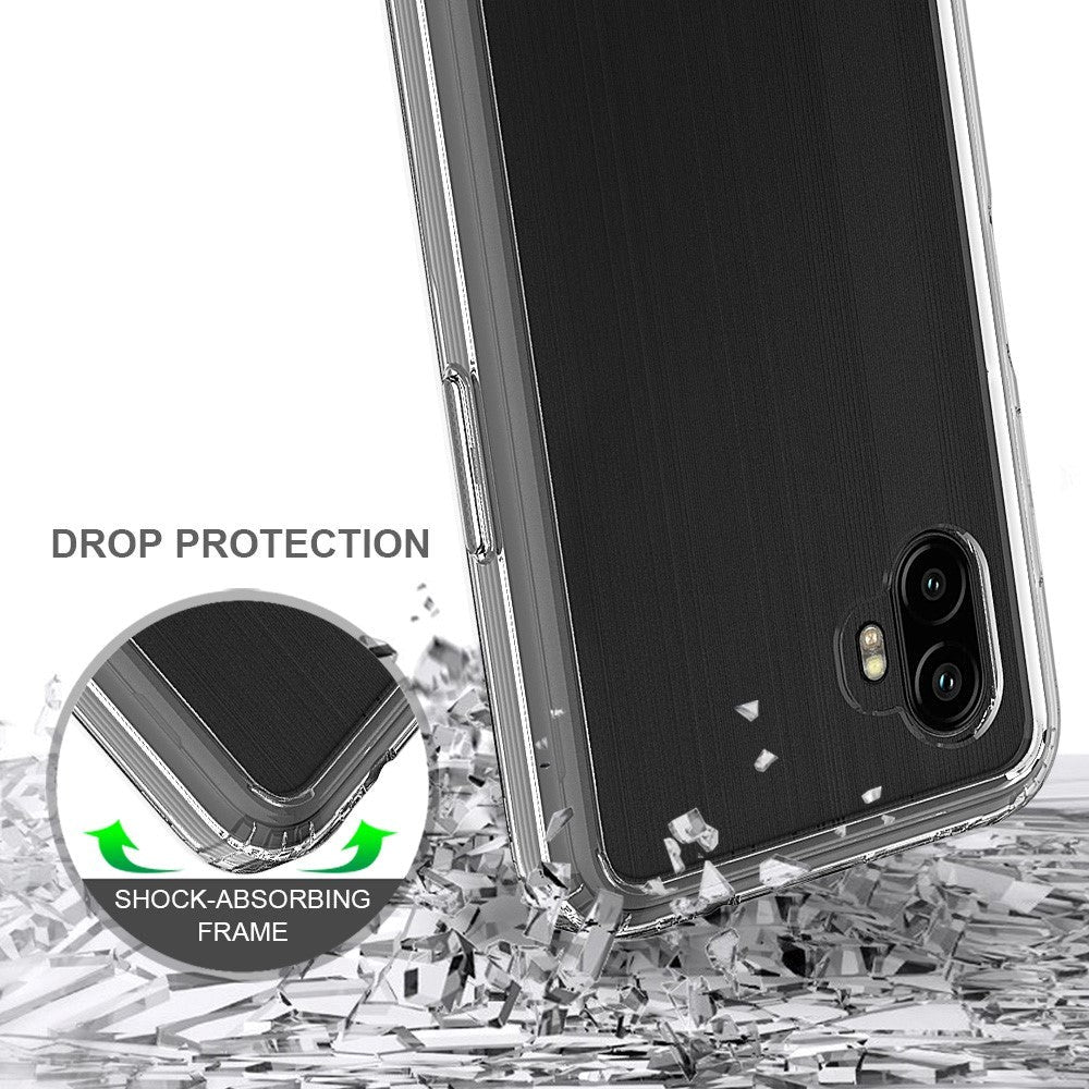 Samsung Galaxy Xcover 6 Pro Shock-Proof Hybrid Plast Deksel - Gjennomsiktig