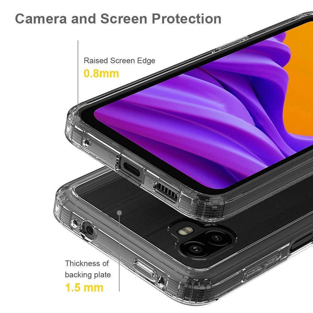 Samsung Galaxy Xcover 6 Pro Akryl Bumper Bakdeksel - Gjennomsiktig