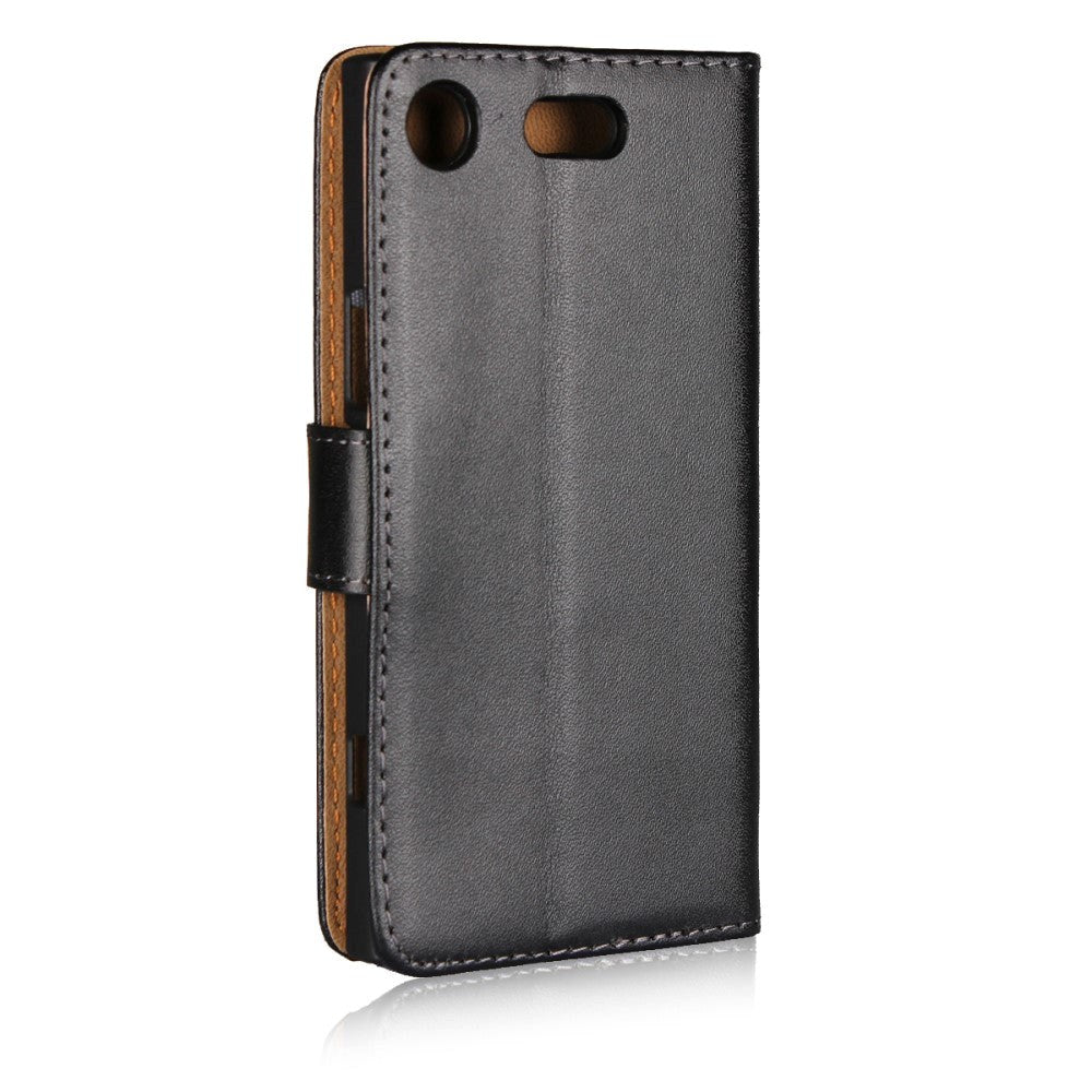 Sony Xperia XZ1 Compact Slim Wallet Case med Lommebok Svart