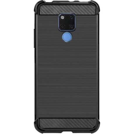 Huawei Mate 20 X IMAK Carbon Fiber Plastik Deksel Svart