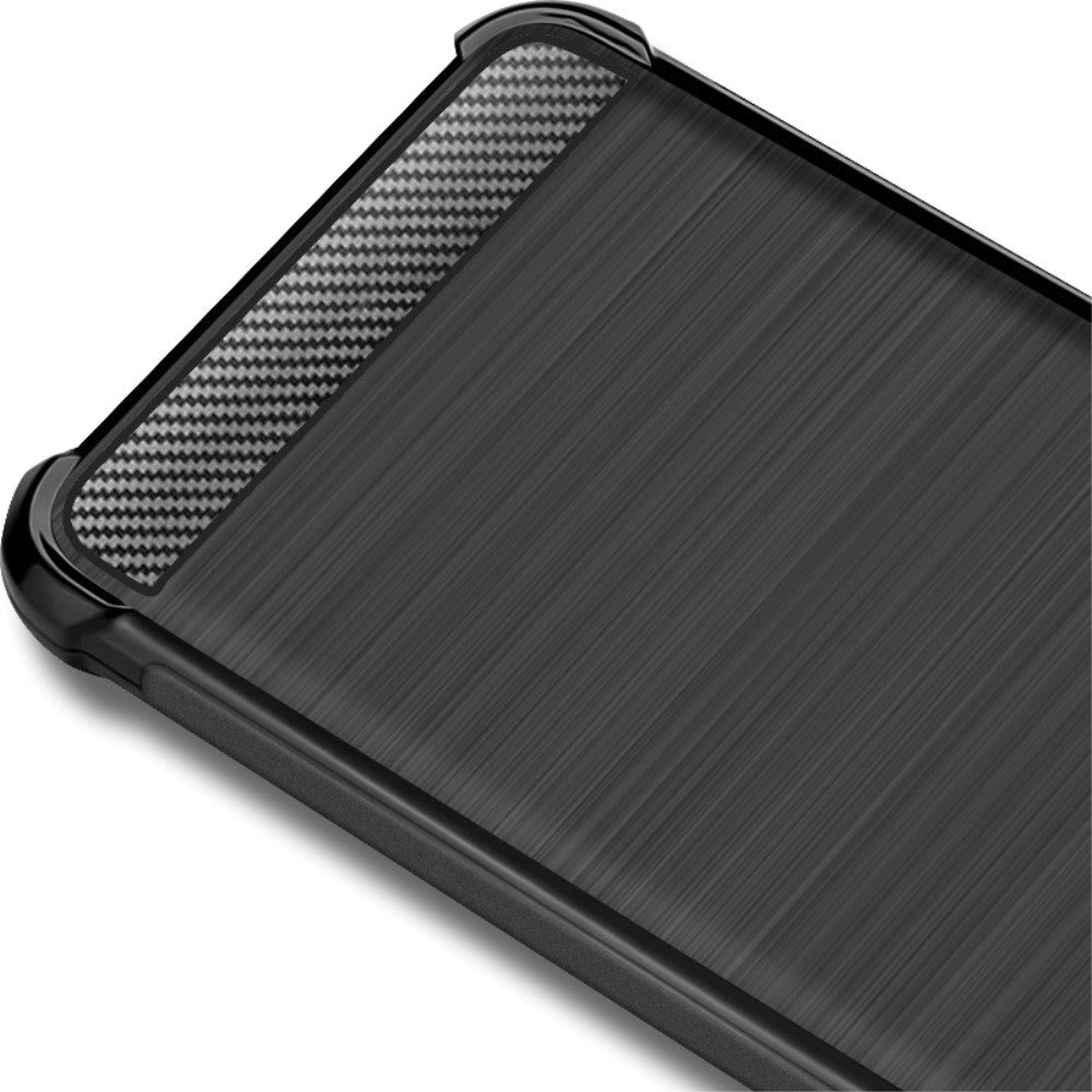 Huawei Mate 20 X IMAK Carbon Fiber Plastik Deksel Svart