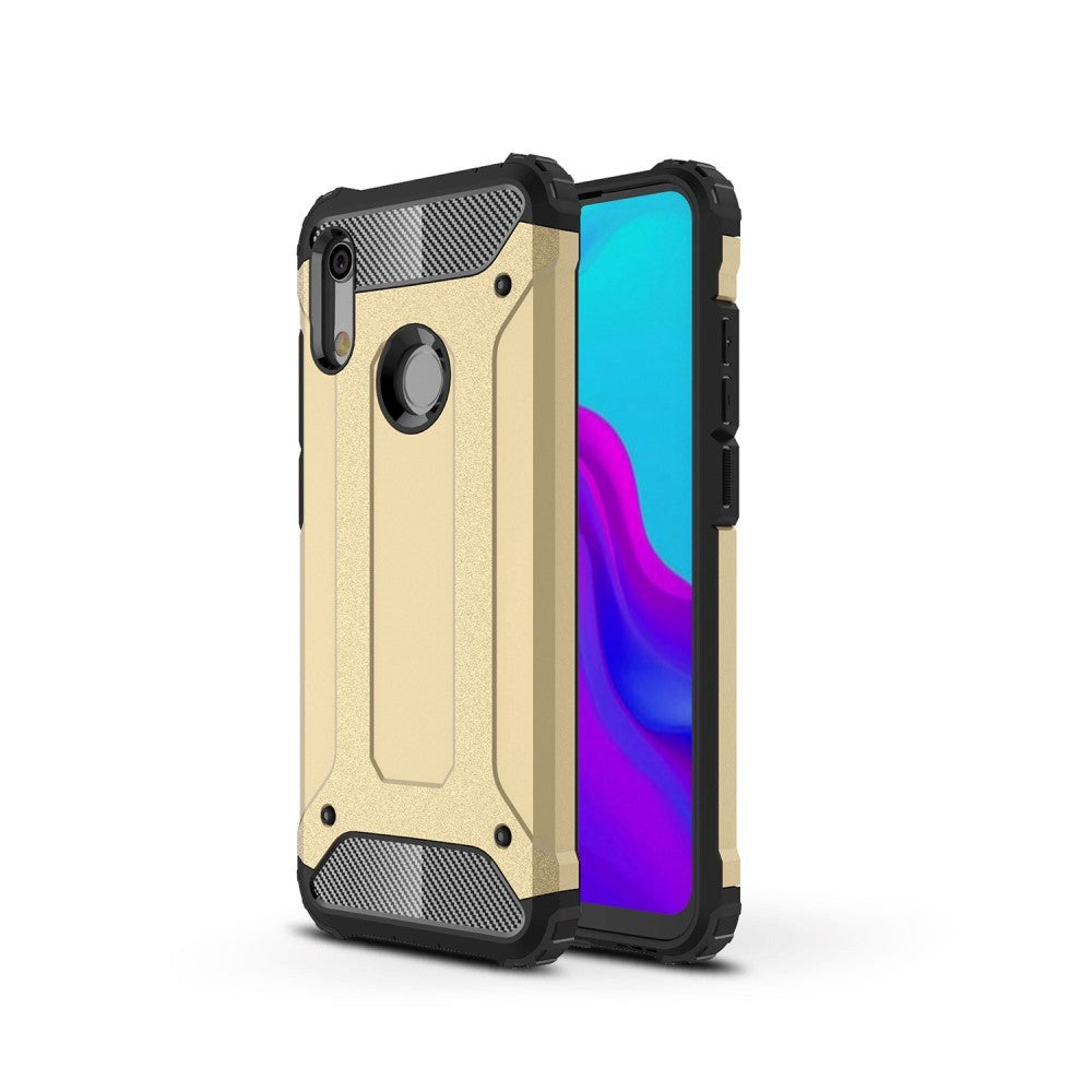 Huawei Y6 (2019) Armor Guard Hardt Plastdeksel - Gull