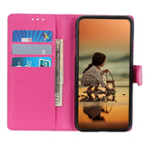 Huawei Y6 (2019) Skinn Flip Deksel med Lommebok - Pink