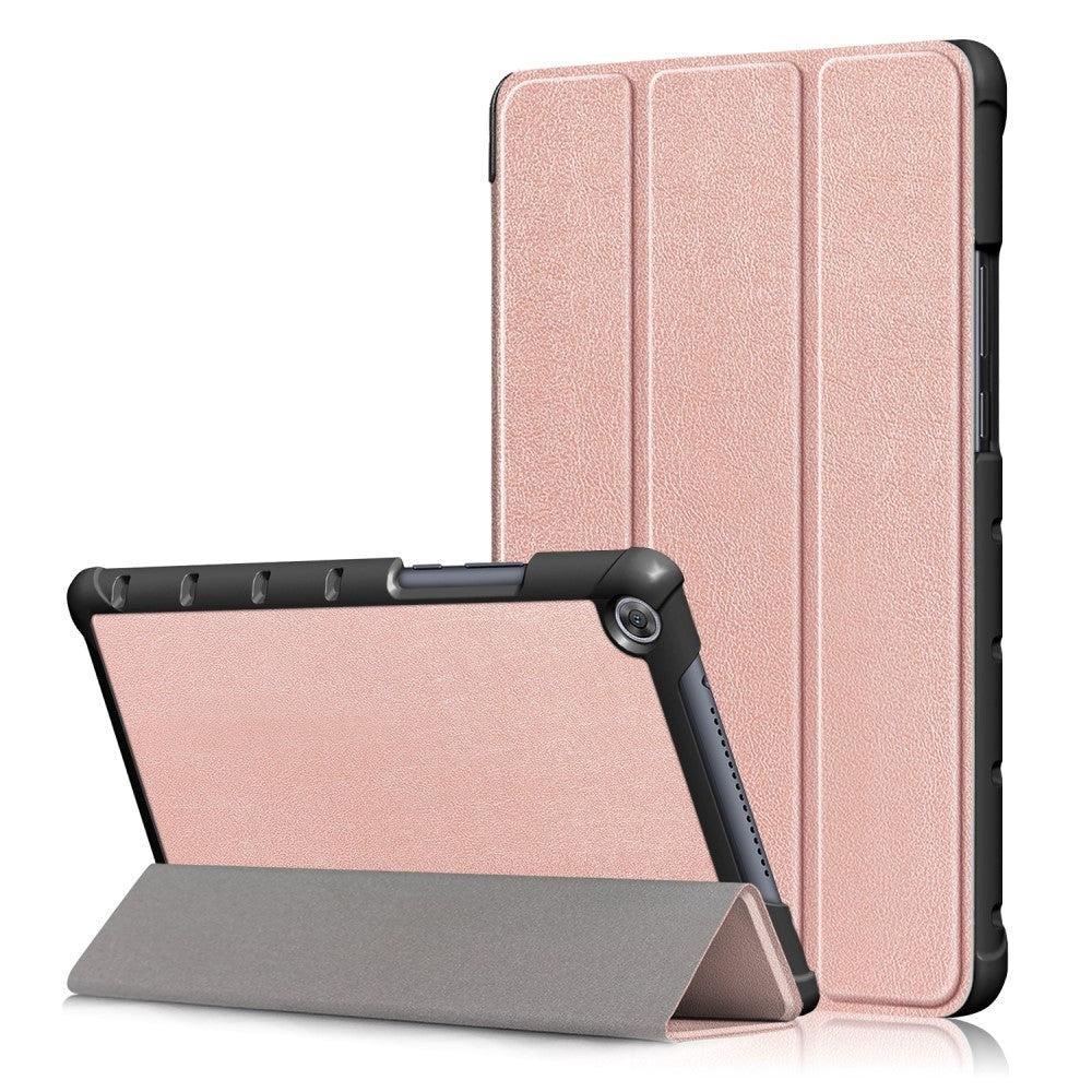 Huawei MediaPad M5 Lite 8 Tri-Fold Skinndeksel Rose Gull