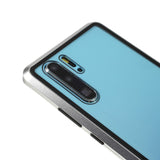 Huawei P30 Pro Magnetisk Metallramme m. Glass For- og Bakdeksel - Sølv