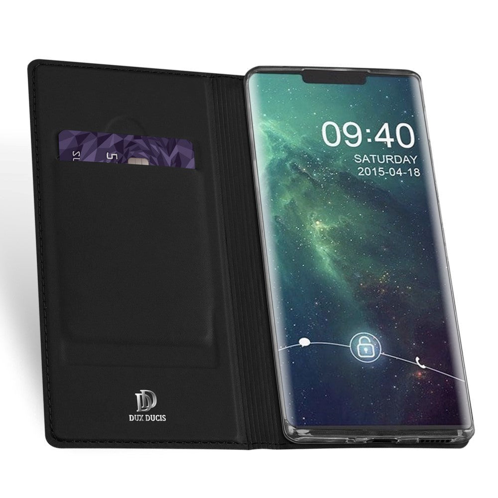 Huawei Mate 30 Pro Dux Ducis Skin Pro Series Thin Wallet Svart