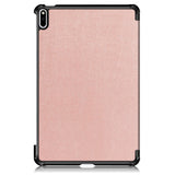 Huawei MatePad Pro 10.8 Tri-Fold Skinndeksel - Rose Gold