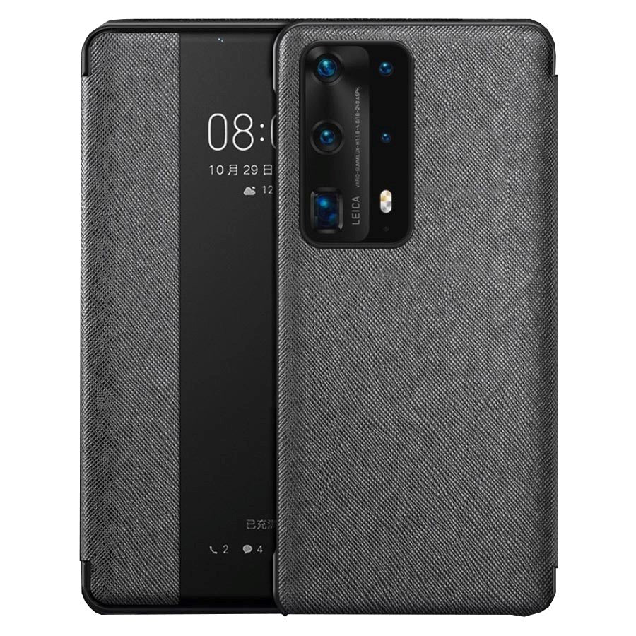 Huawei P40 Smart View Window Deksel - Svart