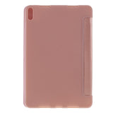 Huawei MatePad 10.8 Pro PU Skinndeksel m. Tri-Fold - Rose Gold