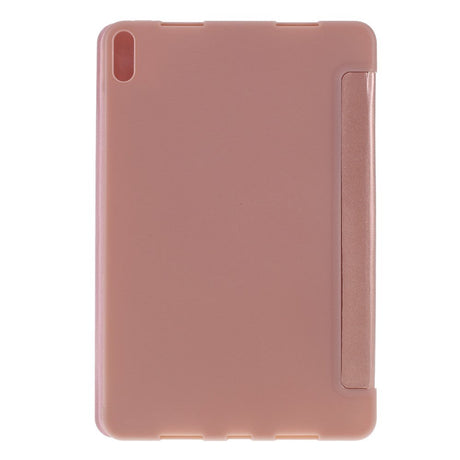 Huawei MatePad 10.8 Pro PU Skinndeksel m. Tri-Fold - Rose Gold