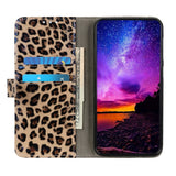 Huawei Honor 9X Lite Blankt PU Skinndeksel m. Lommebok Leopard