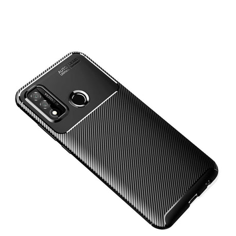 Huawei P Smart (2020) Karbon Fiber Deksel - Svart