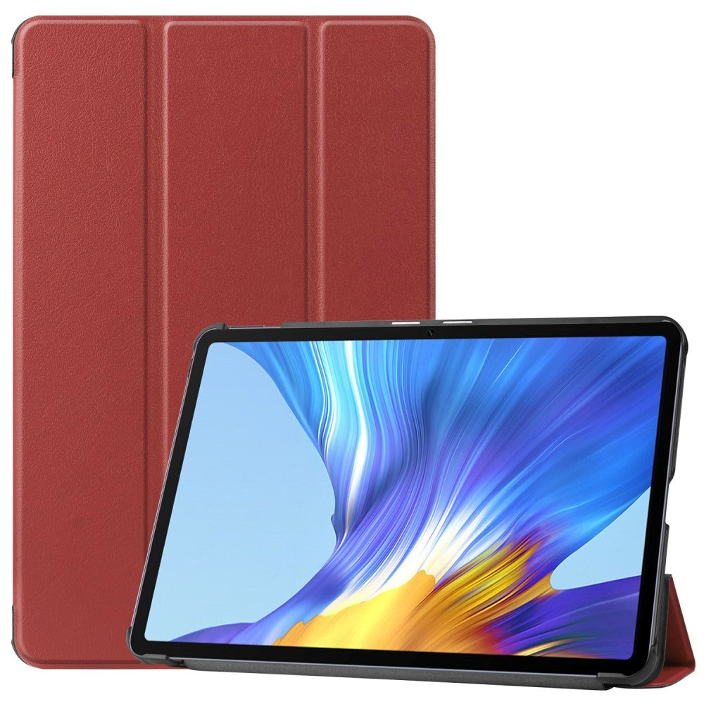 Huawei MatePad 10.4 Tri-Fold Skinndeksel -Brun