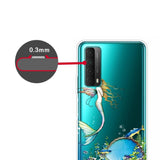 Huawei P Smart (2021) Gjennomsiktigt Plastikkdeksel m. Havfrue