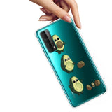 Huawei P Smart (2021) Gjennomsiktigt Plastikkdeksel m. Avocado