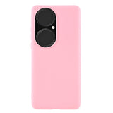 Huawei P50 Pro Mat Fleksibel Deksel - Rosa