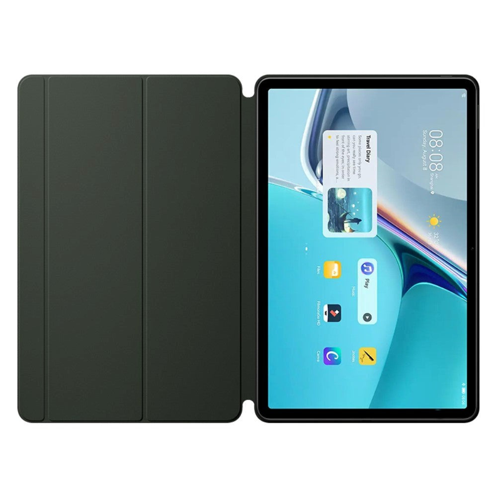 Huawei MatePad 11 Magnetisk Tri-Fold Flip Deksel - Grønn