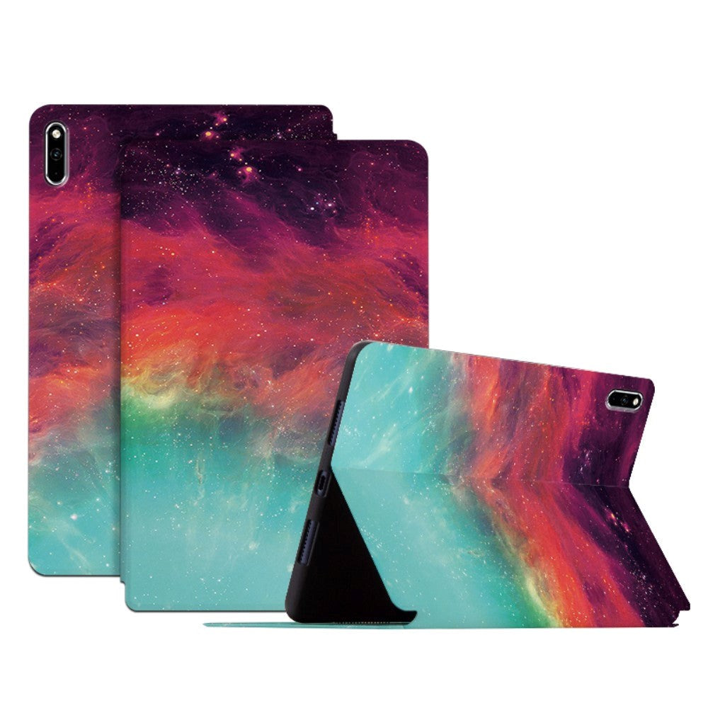 Huawei MatePad Pro 10.8 (2021/2019) Tri-Fold Flip Deksel med Stativfunksjon - Nebula