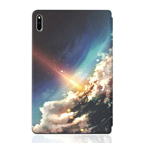 Huawei MatePad Pro 10.8 (2021/2019) Tri-Fold Flip Deksel med Stativfunksjon - Stjerneskudd