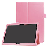 Huawei MediaPad T3 10 9.6" Skinn Deksel m. Stativfunksjon Pink