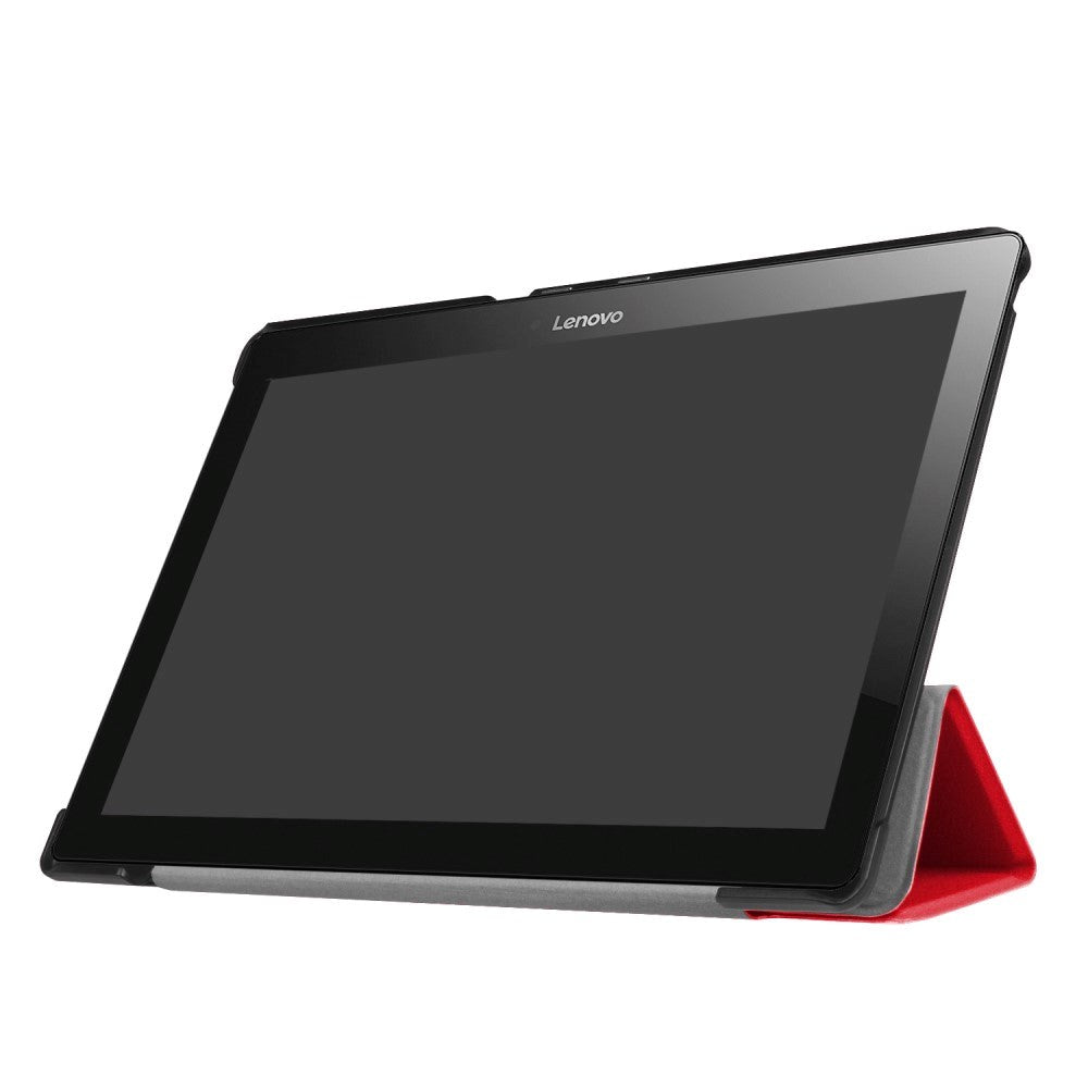 Lenovo Tab 10 (TB-X103F) Deksel - Tri-fold Skinndeksel - Rød