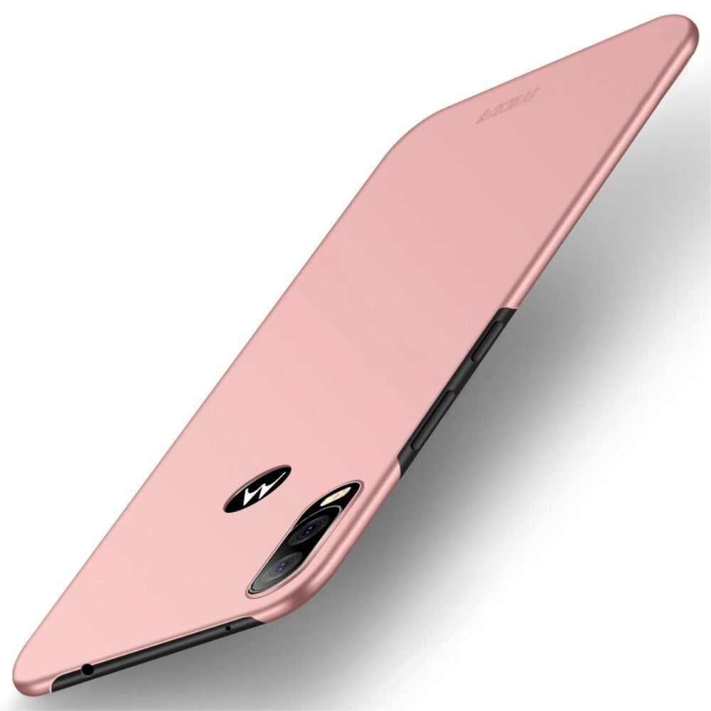 Motorola One Vision MOFI Ultra-Thin Plast Deksel Rose Gull