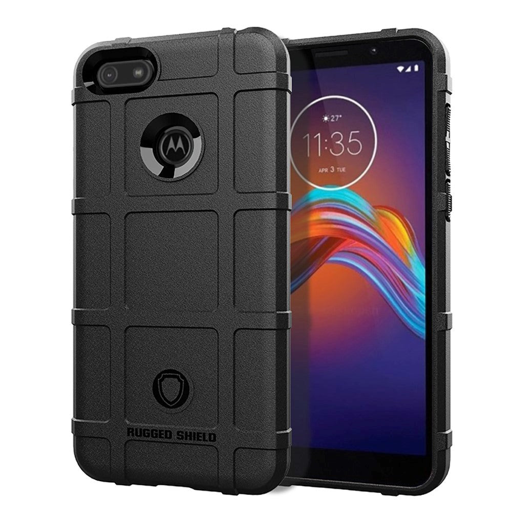 Motorola Moto E6 Play Rugged Shield Deksel - Svart