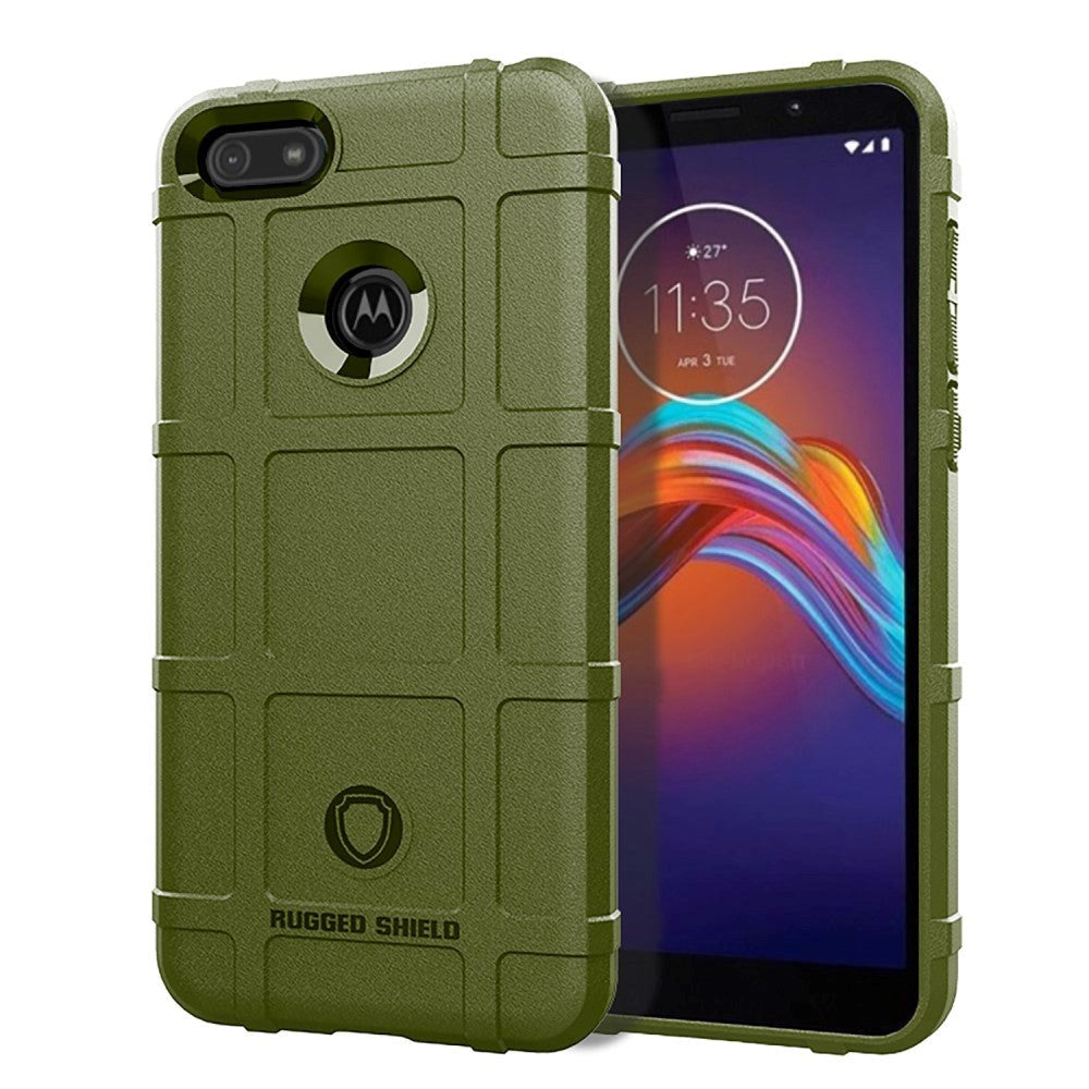 Motorola Moto E6 Play Rugged Shield Deksel - Grønn