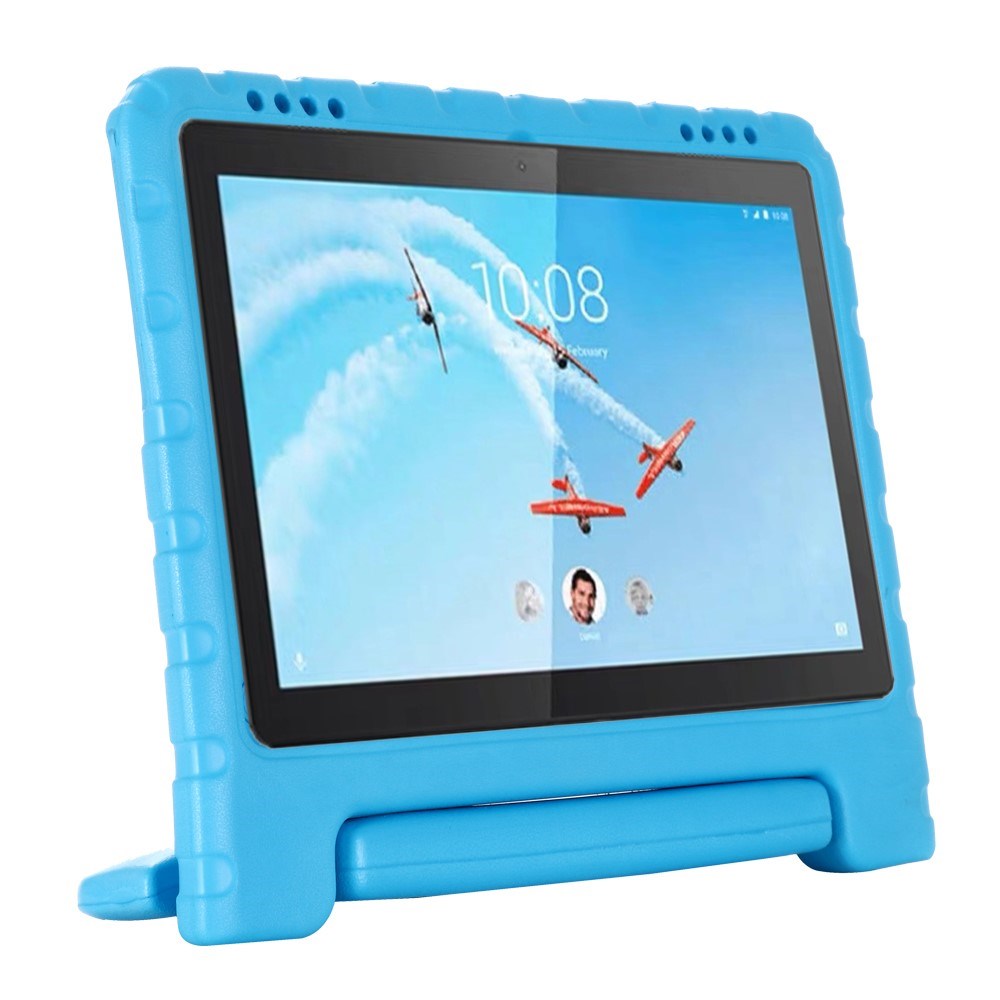 Lenovo Tab E10 Barn Deksel - Super Kids Total Protection Deksel - Blå