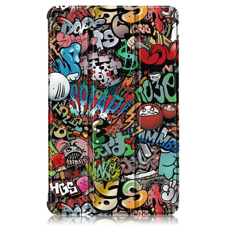 Lenovo Tab M8 (2nd Gen.) 8" Flip Deksel med Stativfunksjon - Graffiti