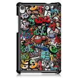 Lenovo Tab M8 (2nd Gen.) 8" Flip Deksel med Stativfunksjon - Graffiti