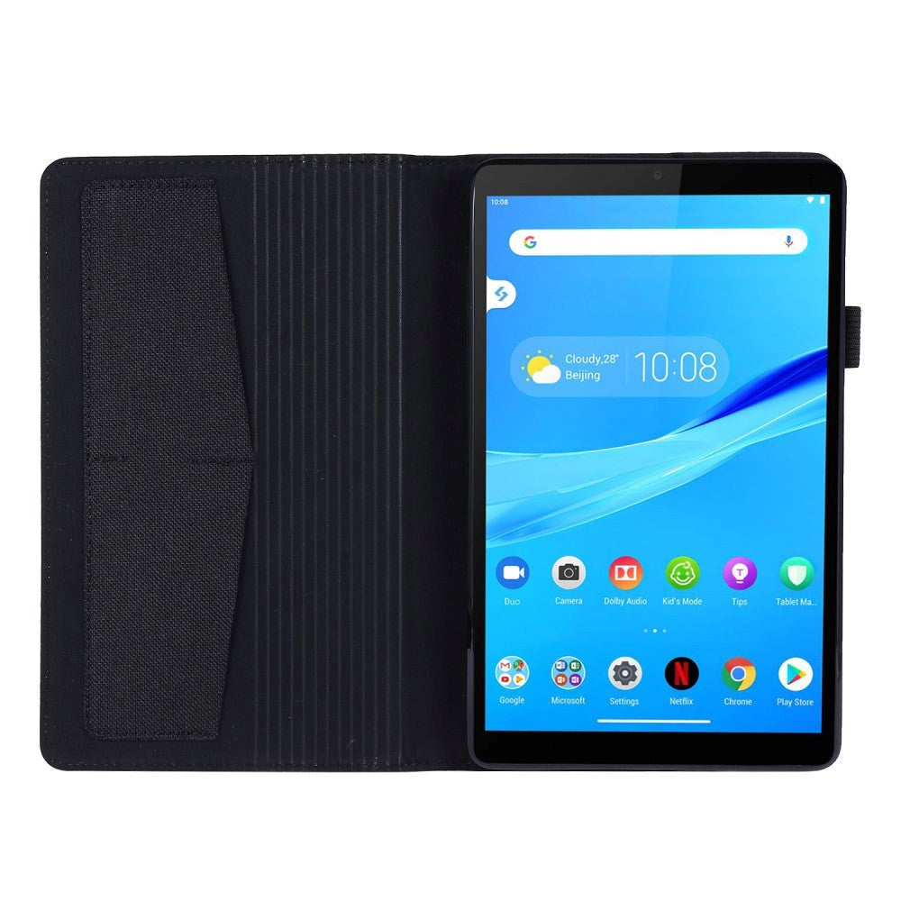 Lenovo Tab M8 (2nd Gen.) 8" Tekstil Flip Deksel med Stativfunksjon - Svart