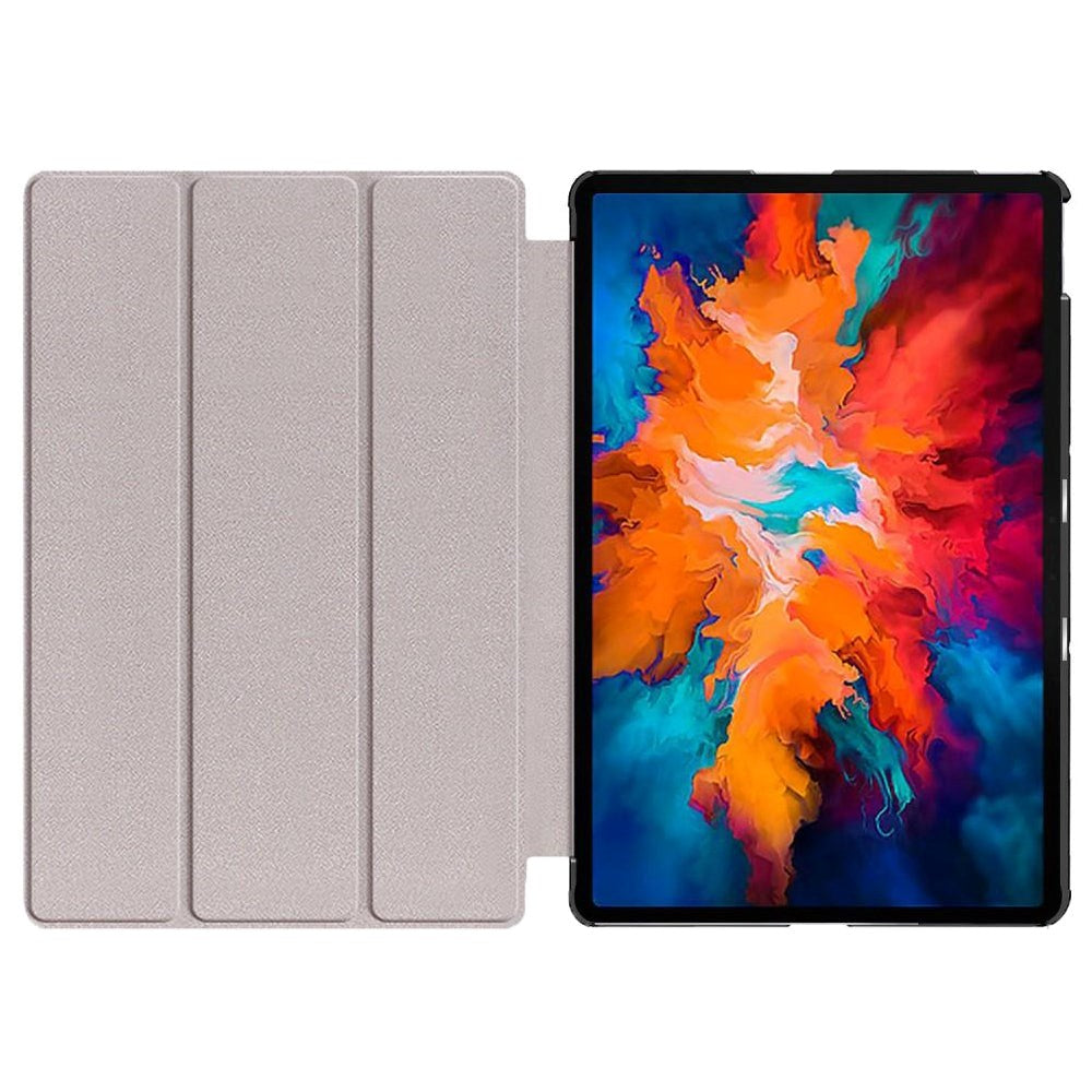 Lenovo Tab P11 / P11 (5G) / P11 Plus Tri-fold Flip Deksel m. Sleep-Funksjon - Svart