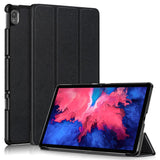 Lenovo Tab P11 / P11 (5G) / P11 Plus Tri-fold Flip Deksel m. Sleep-Funksjon - Svart