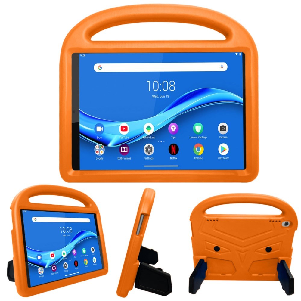 Lenovo Tab M10 HD 10.1" (TB-X505F) / FHD 10.1" (TB-X605) Barnedeksel med Stativ - Oransje