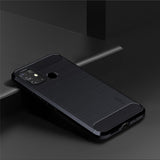Motorola Moto G10 / G20 / G30 Mofi Brushed Carbon Fiber Fleksibelt Plast Deksel - Blå