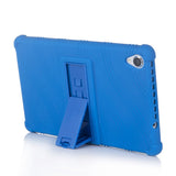 Lenovo Tab M8 (2nd Gen.) 8" Silikon Deksel m. Stativ - Mørk Blå