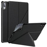 Lenovo P11 Pro Origami Flip Deksel - Kunstskinn - Svart