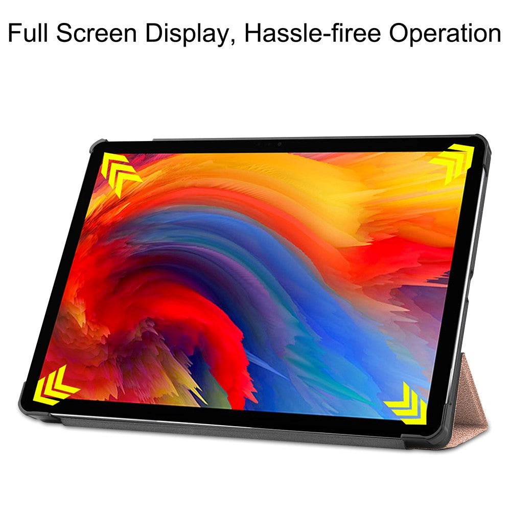 Lenovo Pad Plus Tri-fold Flip Deksel med Tri-Fold - Rose Gold