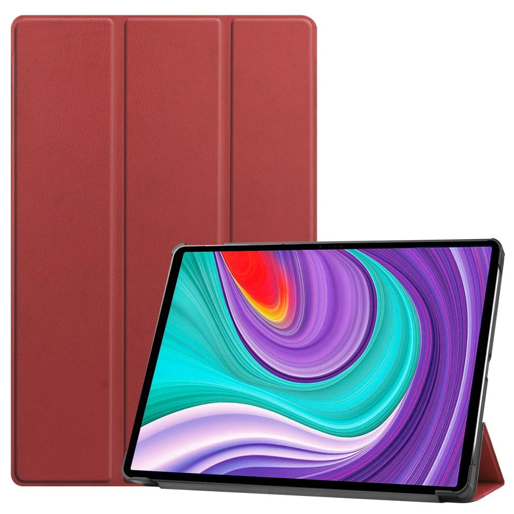 Lenovo Pad Pro Tri-fold Flip Deksel med Tri-Fold - Vinrød